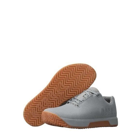 Nobull Superfabric Artic Gum Grey Trainers Sneakers Size‎ 7.5 - Picture 1 of 12